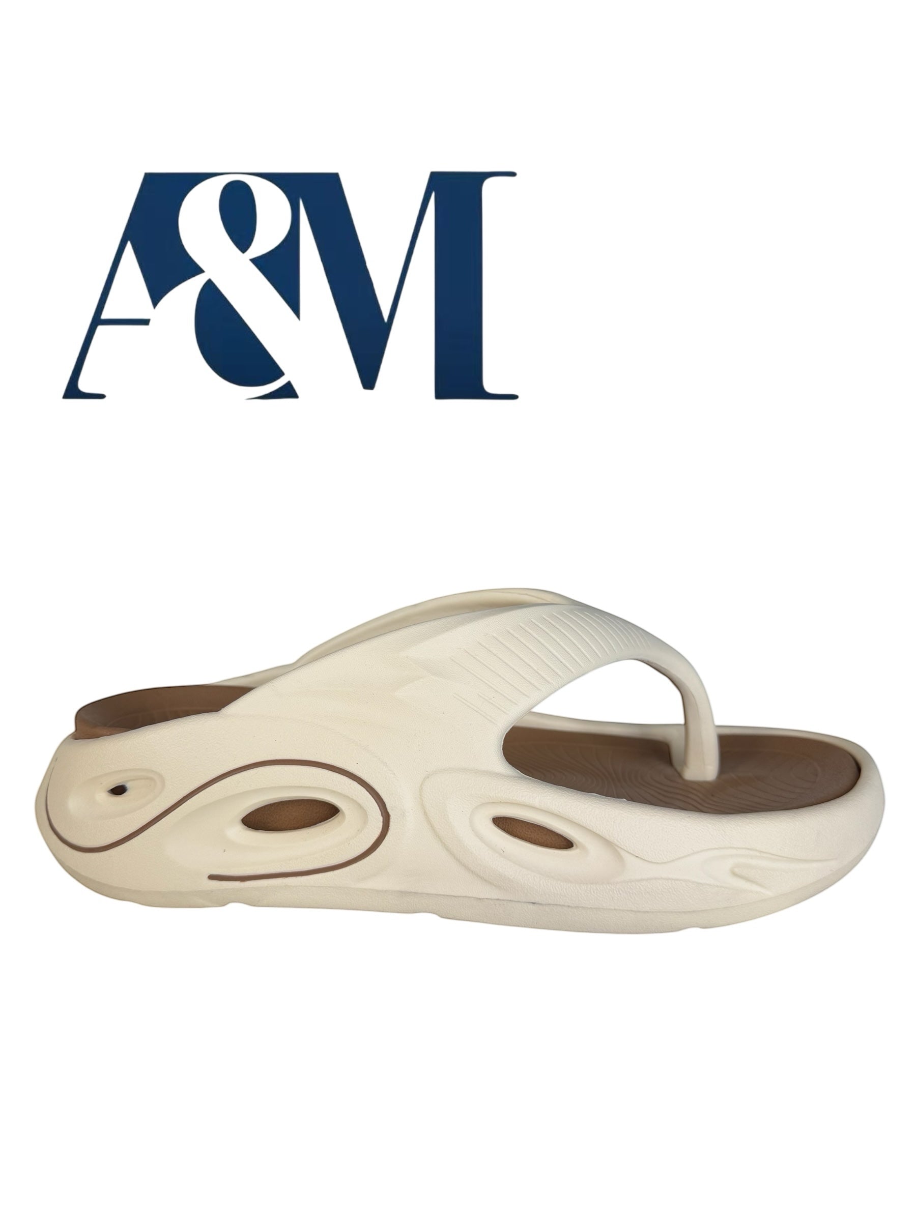 A&M Comfort Fit Unisex Cloud flipflop slippers - Cloud Foam Comfortable Slippers in Black Beige & black/Green Options