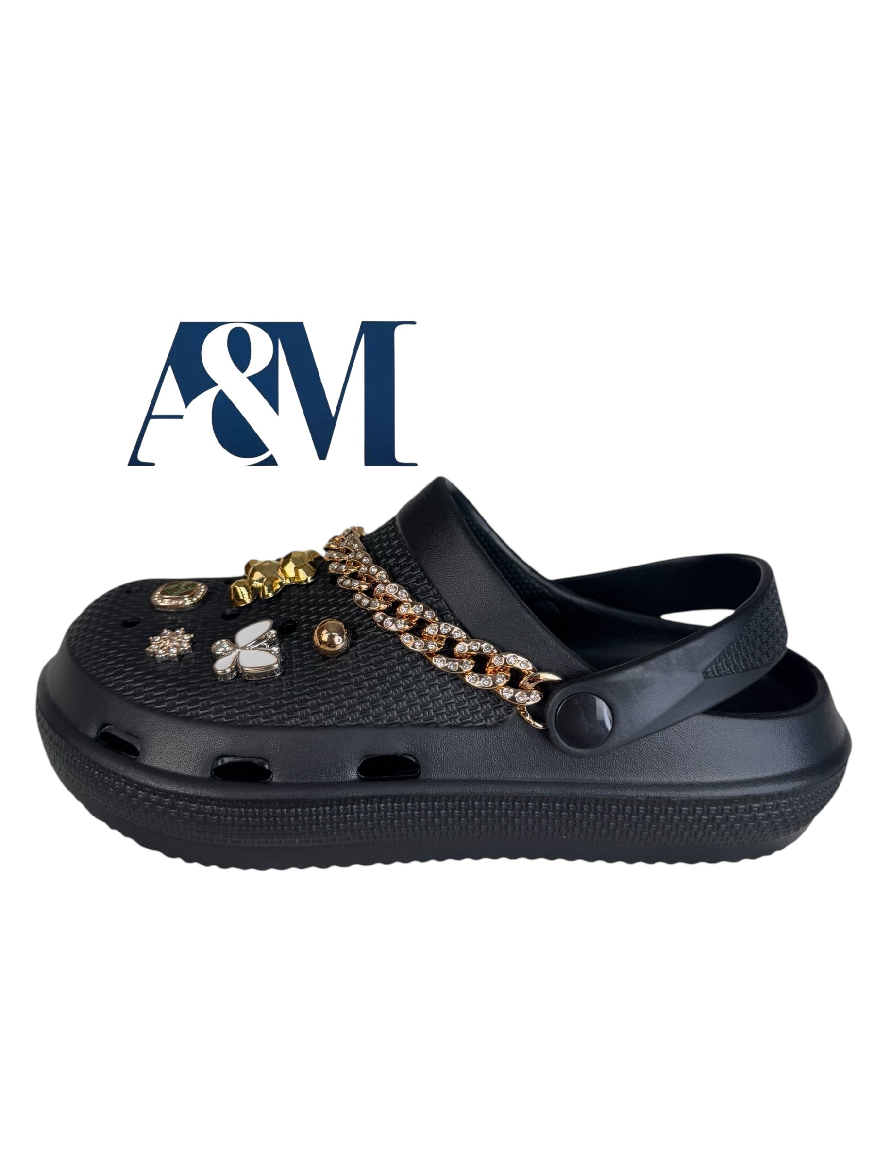 Women jewellery embellished clogs comfortable clogs