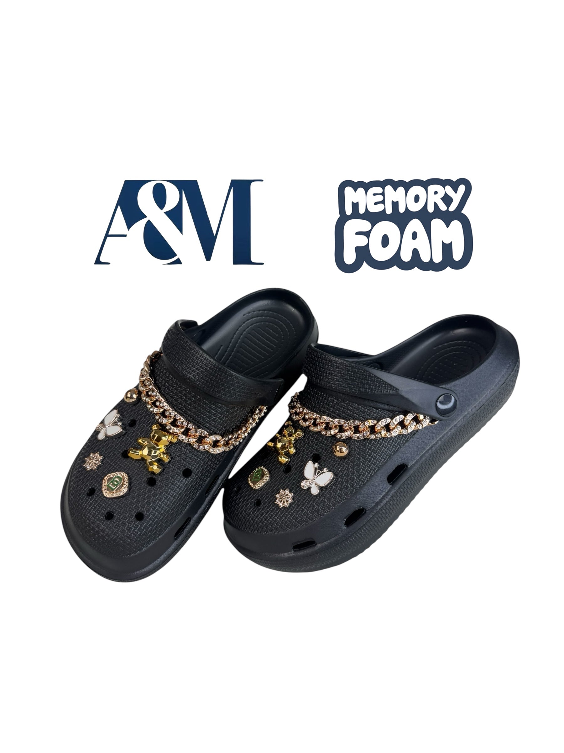 Women jewellery embellished clogs comfortable clogs