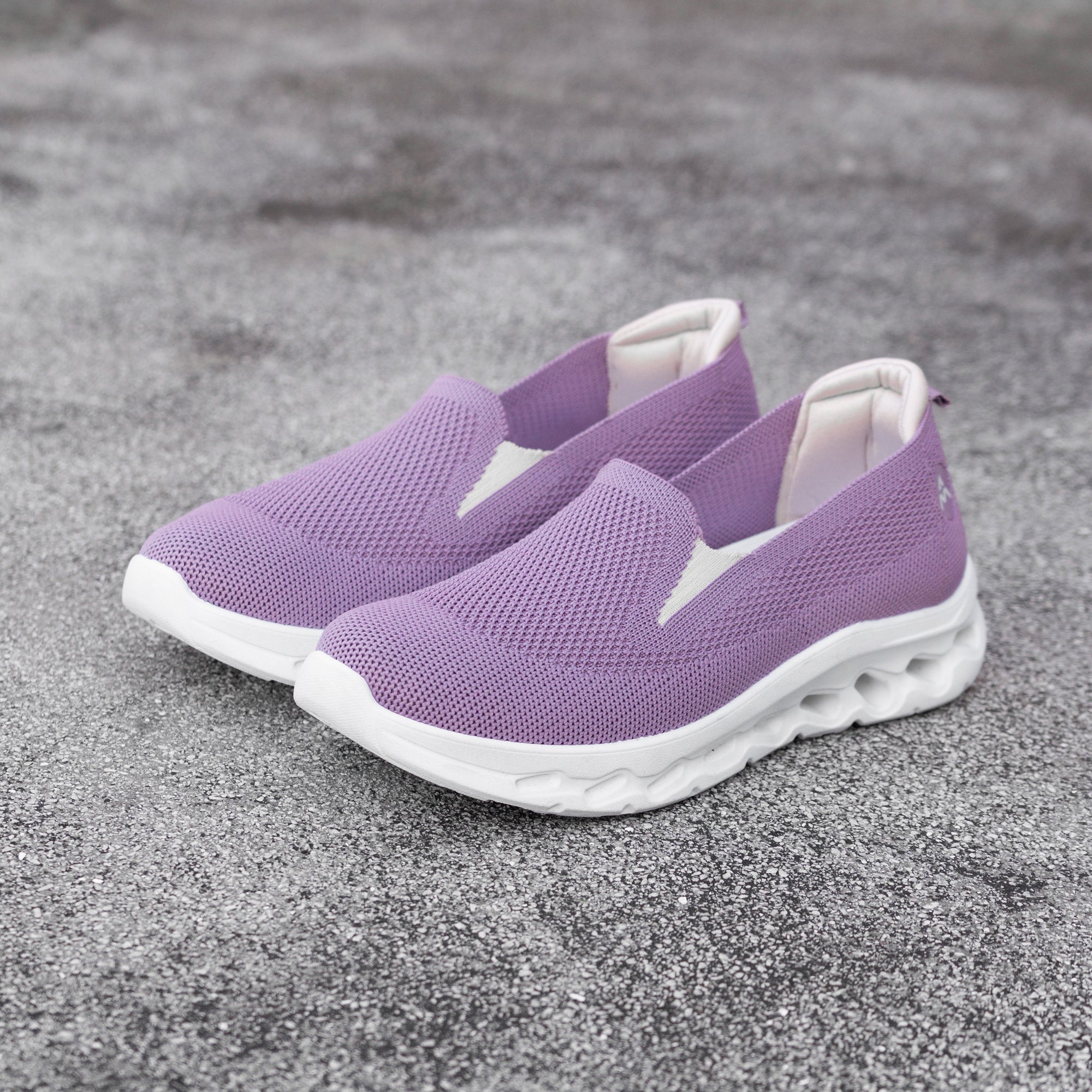 A&M Women's Memory Foam Slip On Walking Running Trainers Lightweight Comfortable Shoes (style 2)