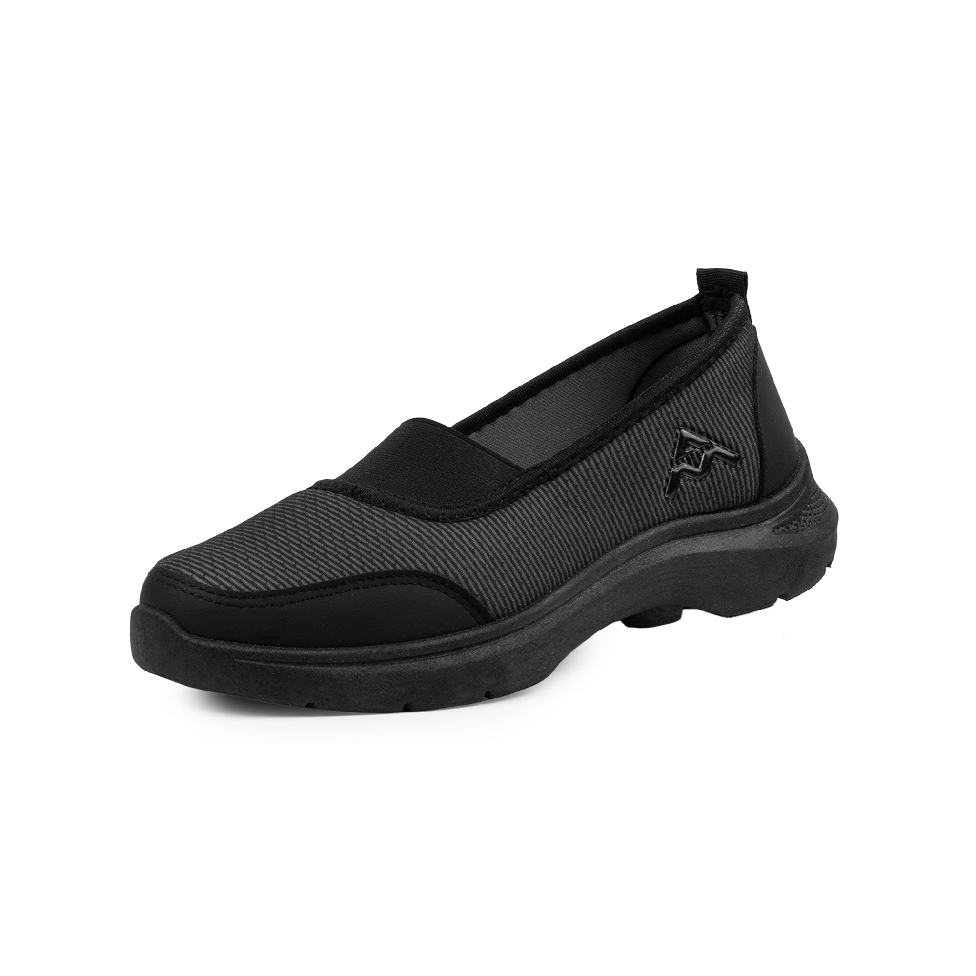 A&M Women's Slip On Knitted Trainers with Memory Foam Comfort Fit Trending Shoes (style 6)