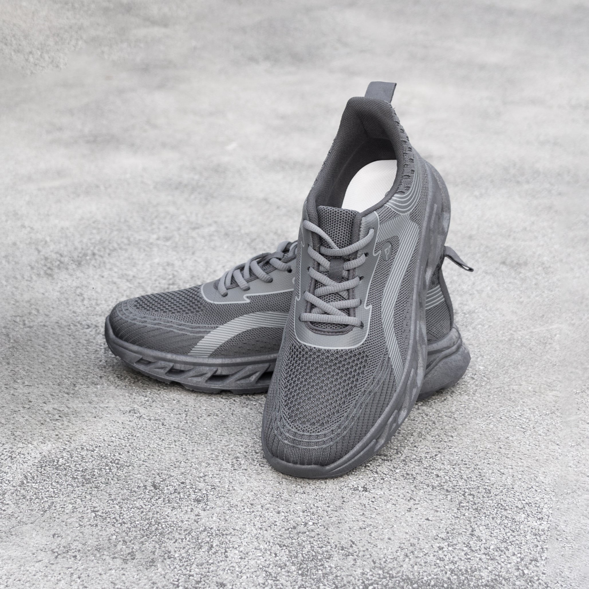 A&M Mens Comfortable Sports Trainers with Memory Foam Comfort Fit